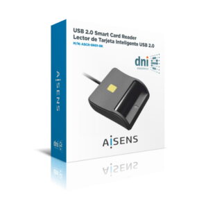 Aisens Lector de Tarjeta Inteligente/DNIe USB 2.0 Negro